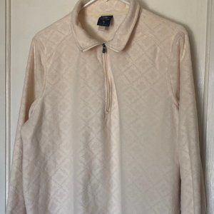 Lands' End Quarter-Zip Pullover: Size XL